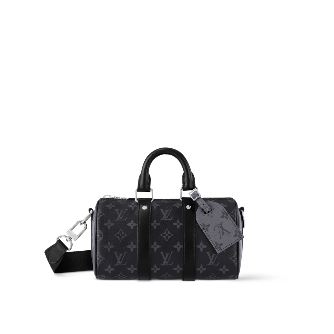 Keepall Bandoulière 25 Monogram Eclipse - Bags | LOUIS VUITTON